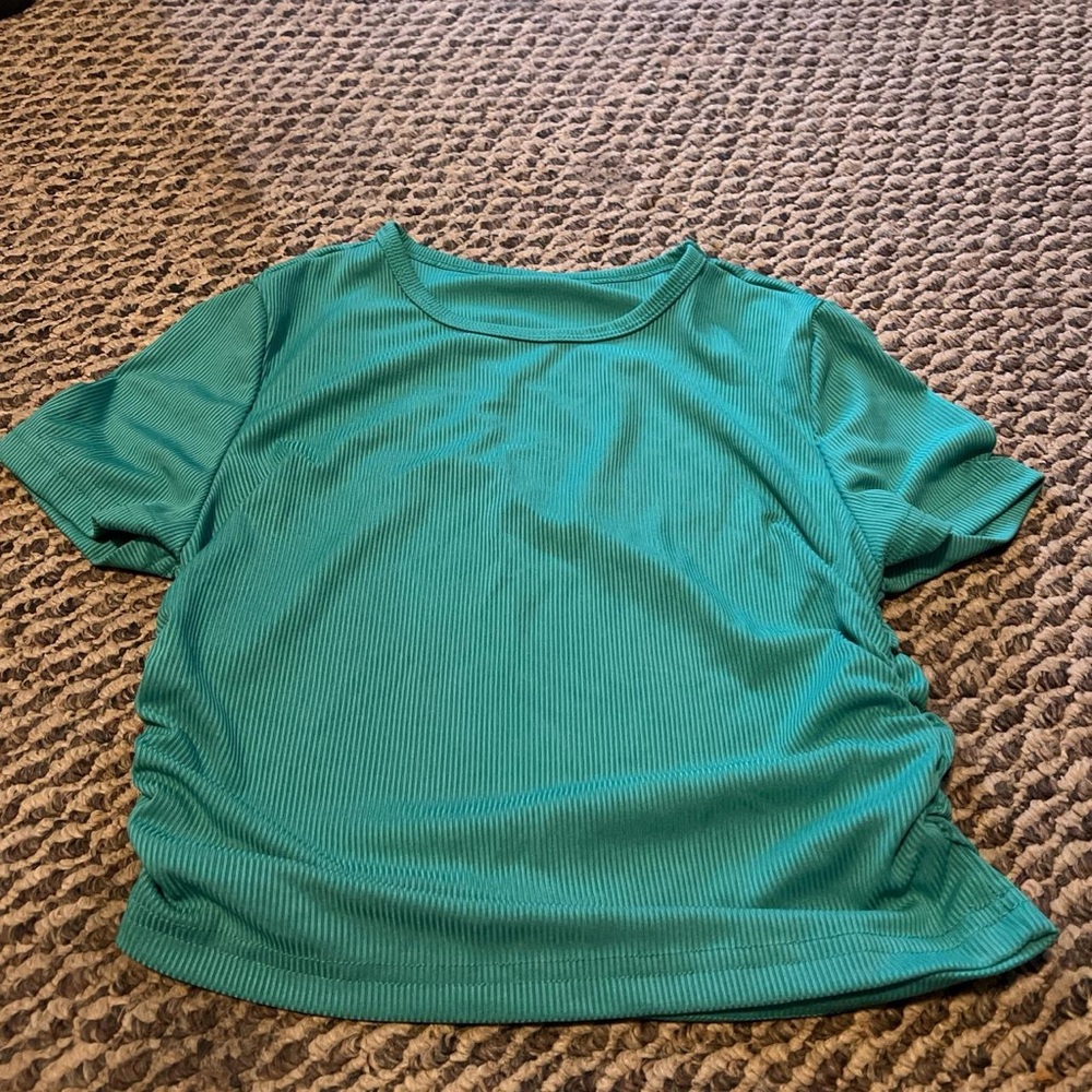 Preppy stretchy crop top